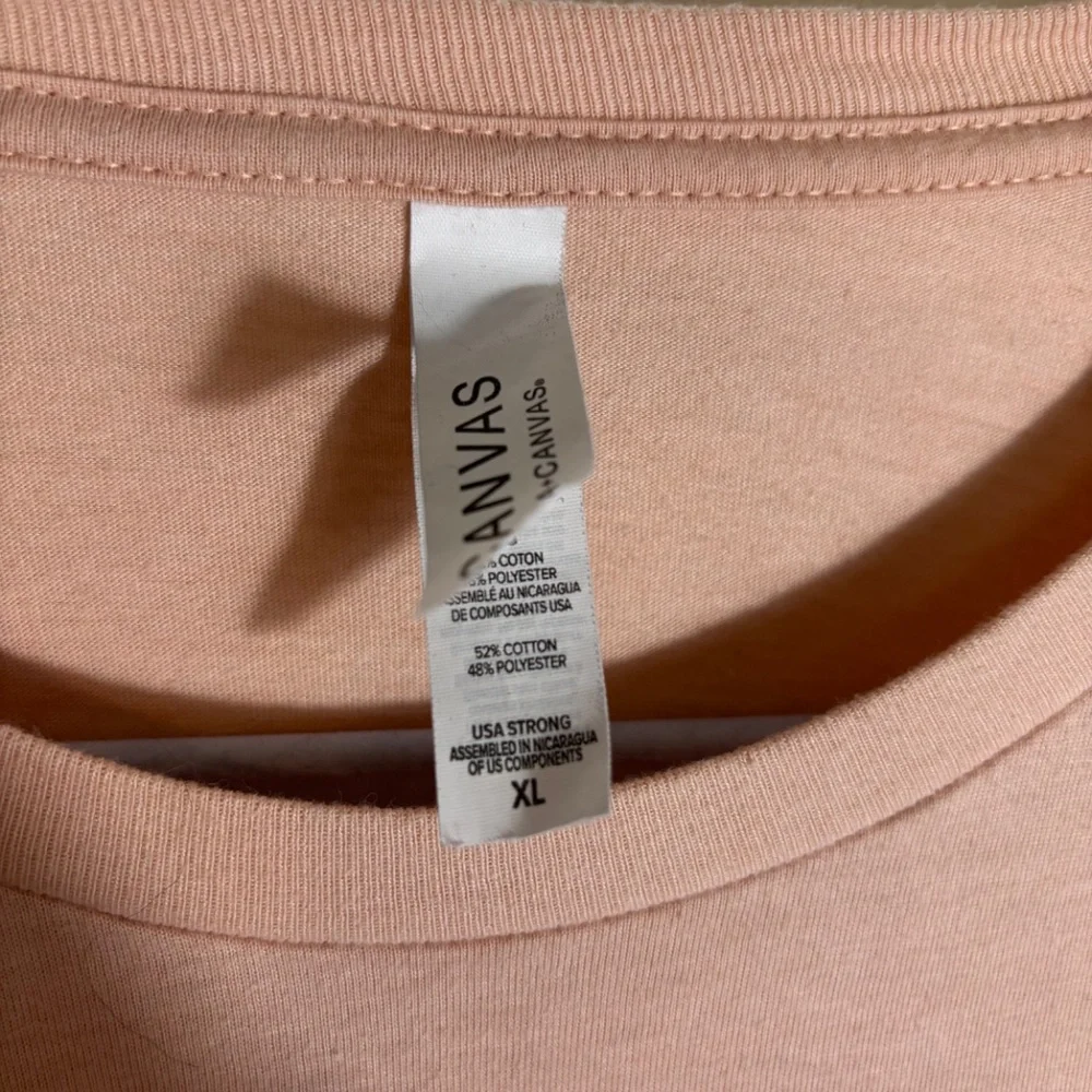 Bella Canvas‎ Disney Castle Blush Pink T-shirt Size XL